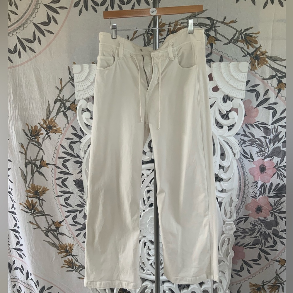 Paige | Carly Pant - Vintage Pale Daffodil wide leg pants size 28
